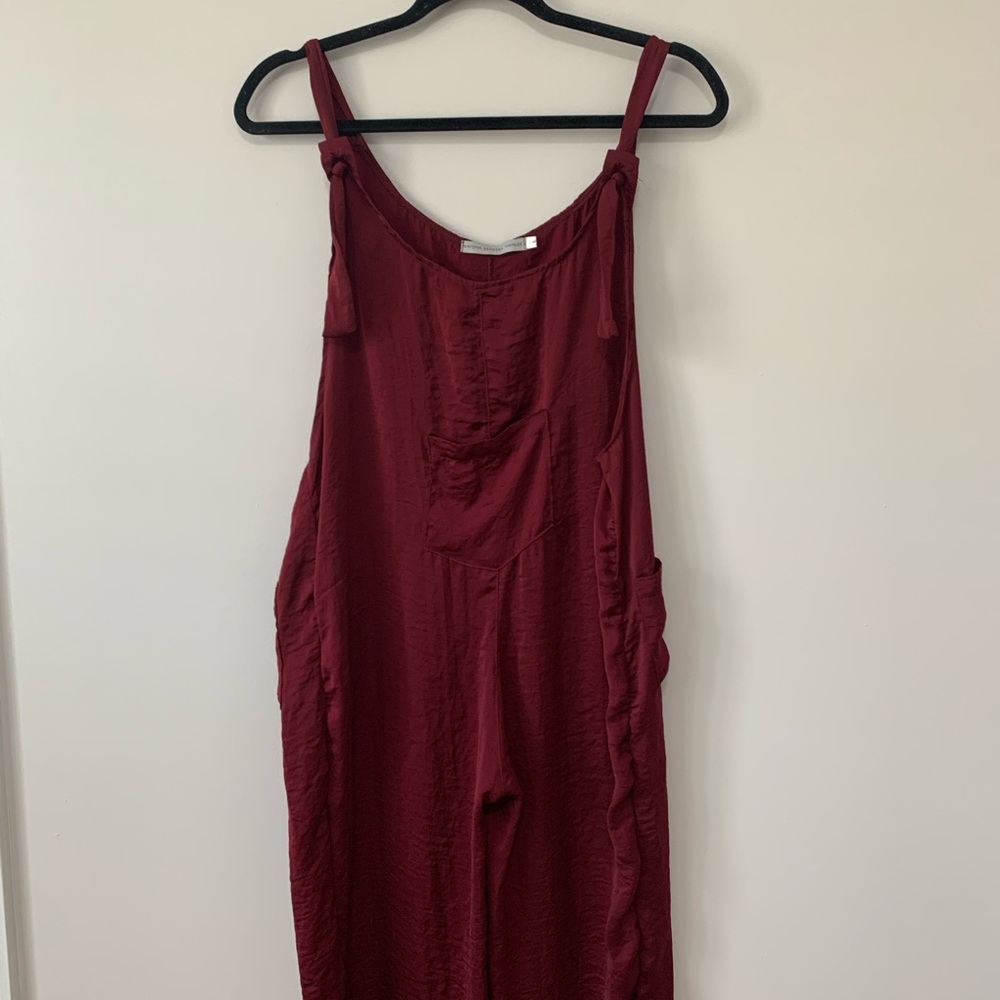 Maroon Soft Jumpsuit